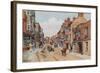 Broad Street, Lyme Regis-Alfred Robert Quinton-Framed Giclee Print