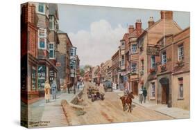 Broad Street, Lyme Regis-Alfred Robert Quinton-Stretched Canvas