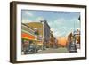 Broad Street, New Castle, Indiana-null-Framed Art Print