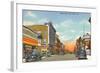 Broad Street, New Castle, Indiana-null-Framed Art Print