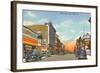 Broad Street, New Castle, Indiana-null-Framed Art Print