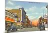Broad Street, New Castle, Indiana-null-Mounted Art Print