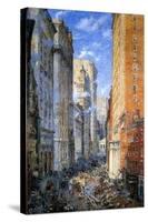 Broad Street, New York, C.1904-Colin Campbell Cooper-Stretched Canvas