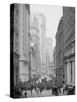 Broad Street, New York City, C.1905-null-Stretched Canvas