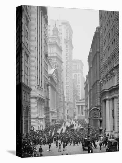 Broad Street, New York City, C.1905-null-Stretched Canvas