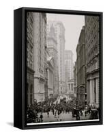 Broad Street, New York City-null-Framed Stretched Canvas