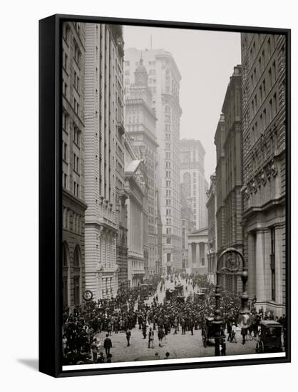 Broad Street, New York City-null-Framed Stretched Canvas