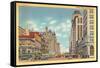 Broad Street, Newark, New Jersey-null-Framed Stretched Canvas