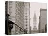Broad Street, North from Locust Street, Philadelphia, Pa.-null-Stretched Canvas