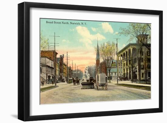 Broad Street North, Norwich-null-Framed Art Print