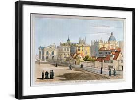 Broad Street, Oxford, Engraving, 1793-Joseph Farington-Framed Giclee Print