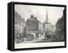 Broad Street-Thomas Hosmer Shepherd-Framed Stretched Canvas