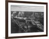 Broad View With Detail Of Canyon Horizon And Mountains Above "Grand Canyon NP" Arizona 1933-1942-Ansel Adams-Framed Art Print