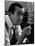 Broadcast Journalist Edward R. Murrow Smoking Cigarette-Lisa Larsen-Mounted Photographic Print