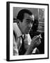 Broadcast Journalist Edward R. Murrow Smoking Cigarette-Lisa Larsen-Framed Photographic Print