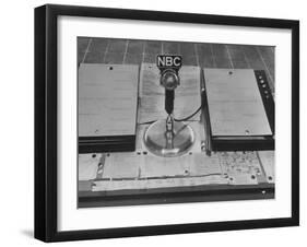 Broadcast Microphone-null-Framed Photographic Print