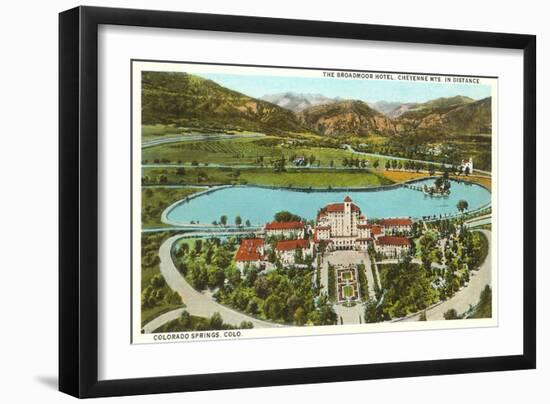 Broadmoor Hotel, Colorado Springss, Colorado-null-Framed Art Print