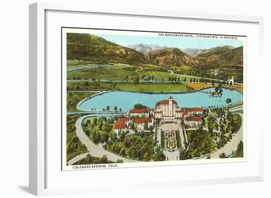 Broadmoor Hotel, Colorado Springss, Colorado-null-Framed Art Print