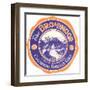 Broadmoor Label, Colorado Springs, Colorado-null-Framed Art Print