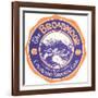 Broadmoor Label, Colorado Springs, Colorado-null-Framed Art Print