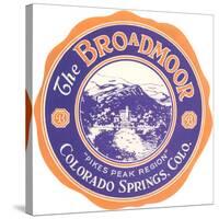 Broadmoor Label, Colorado Springs, Colorado-null-Stretched Canvas