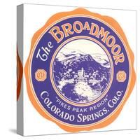 Broadmoor Label, Colorado Springs, Colorado-null-Stretched Canvas