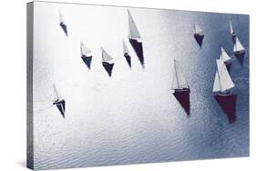 Broads Regatta, Island Yachts - Awash-Ben Wood-Stretched Canvas