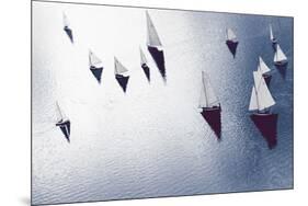 Broads Regatta, Island Yachts - Awash-Ben Wood-Mounted Giclee Print