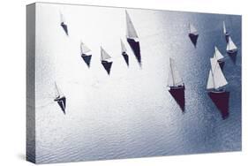 Broads Regatta, Island Yachts - Awash-Ben Wood-Stretched Canvas