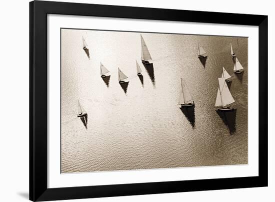 Broads Regatta, Island Yachts-Ben Wood-Framed Giclee Print