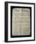 Broadsheet Discussing the Madness of King George Iii, 1788-English School-Framed Giclee Print