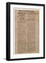 Broadside Announcing the First Battle of Manassas, Whig and Observer Extra, after 22 July 1861-null-Framed Giclee Print