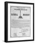 Broadside Appealing on Behalf of the Washington Monument-null-Framed Giclee Print
