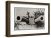 Broadside of HMS Dreadnought-null-Framed Photographic Print