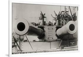 Broadside of HMS Dreadnought-null-Framed Photographic Print