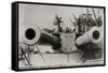 Broadside of HMS Dreadnought-null-Framed Stretched Canvas