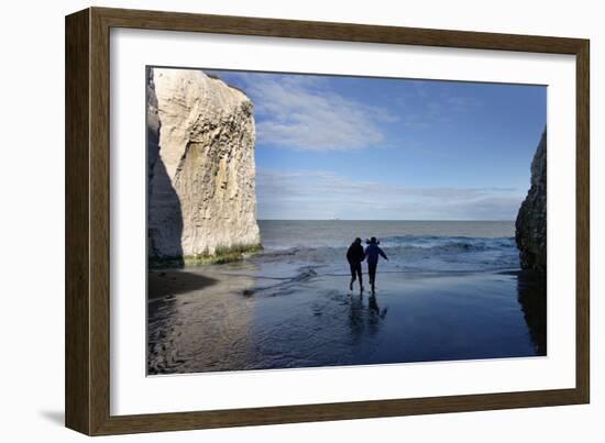 Broadstairs beach-Charles Bowman-Framed Photographic Print