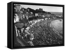 Broadstairs Seaside View-null-Framed Stretched Canvas