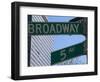 Broadway and 5th Avenue Street Signs, Manhattan, New York City, New York, USA-Amanda Hall-Framed Photographic Print