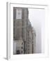 Broadway and Empire State Building Shrouded in Mist, Manhattan-Amanda Hall-Framed Photographic Print