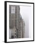 Broadway and Empire State Building Shrouded in Mist, Manhattan-Amanda Hall-Framed Photographic Print