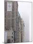 Broadway and Empire State Building Shrouded in Mist, Manhattan-Amanda Hall-Mounted Photographic Print