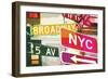 Broadway and Fifth Ave-Evangeline Taylor-Framed Art Print