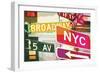 Broadway and Fifth Ave-Evangeline Taylor-Framed Art Print