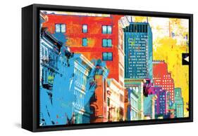 Broadway And Spring Street-Savannah Miller-Framed Stretched Canvas