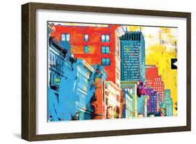 Broadway And Spring Street-Savannah Miller-Framed Art Print