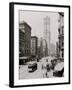 Broadway and Times Building (One Times Square), New York City-null-Framed Photo