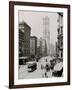 Broadway and Times Building (One Times Square), New York City-null-Framed Photo