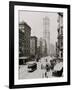 Broadway and Times Building (One Times Square), New York City-null-Framed Photo