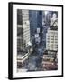 Broadway and Times Square, Midtown Manhattan-Amanda Hall-Framed Photographic Print